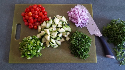 Chop all vegetables